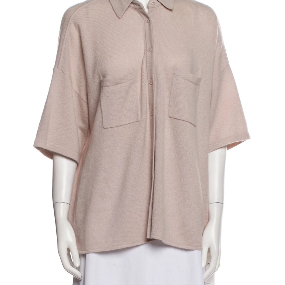 Naked Cashmere Button-Up Top